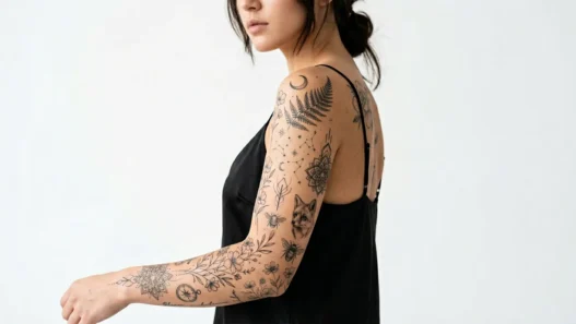 Collection of trending women's tattoo designs in 2026 showing various styles from botanical to geometric