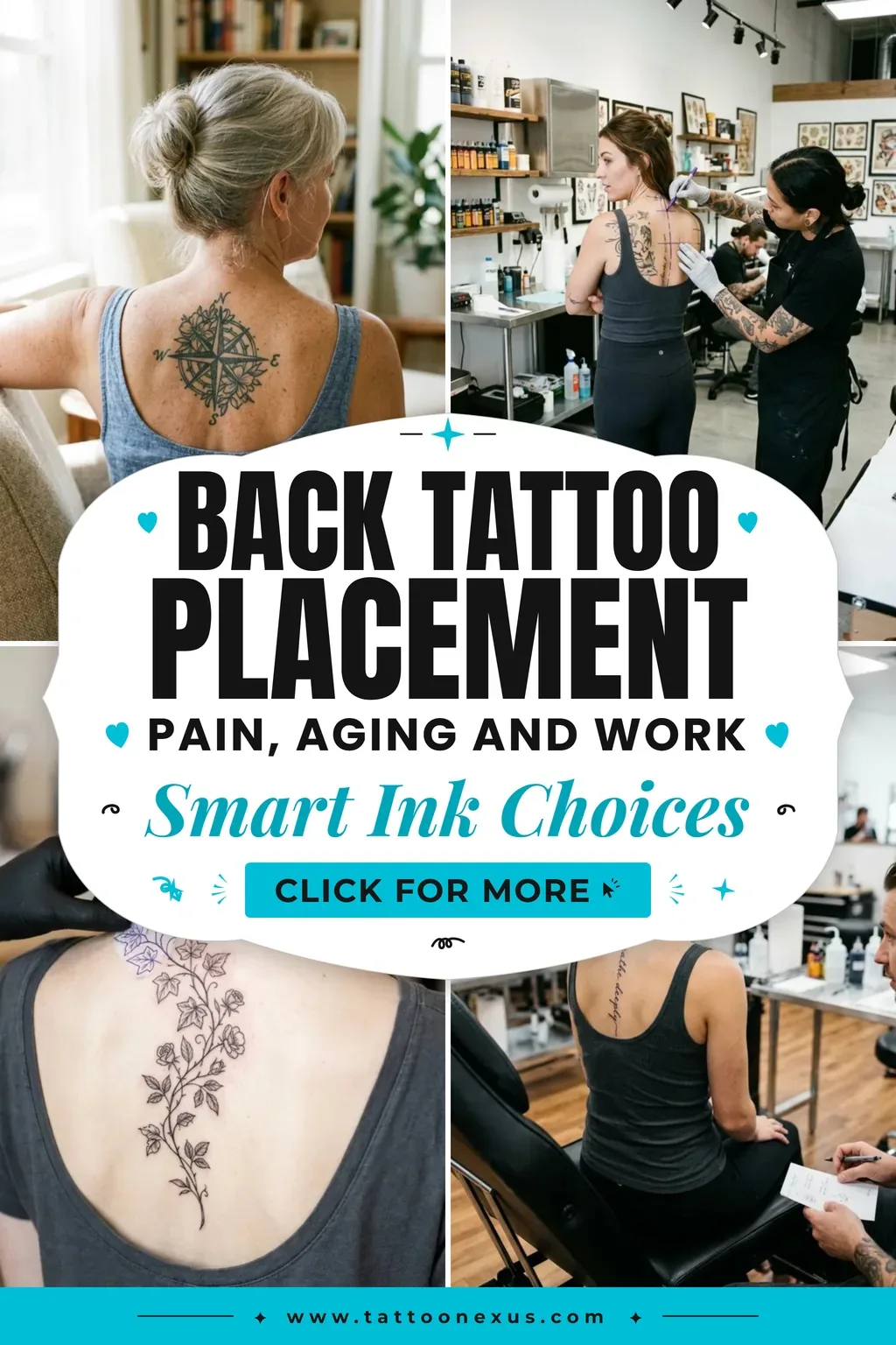 Back Tattoo Placement Guide for Pain, Aging and Work