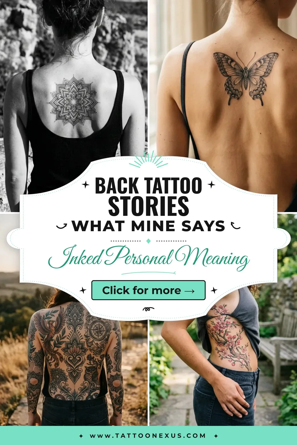 Women's Back Tattoos and the Stories People See in Them