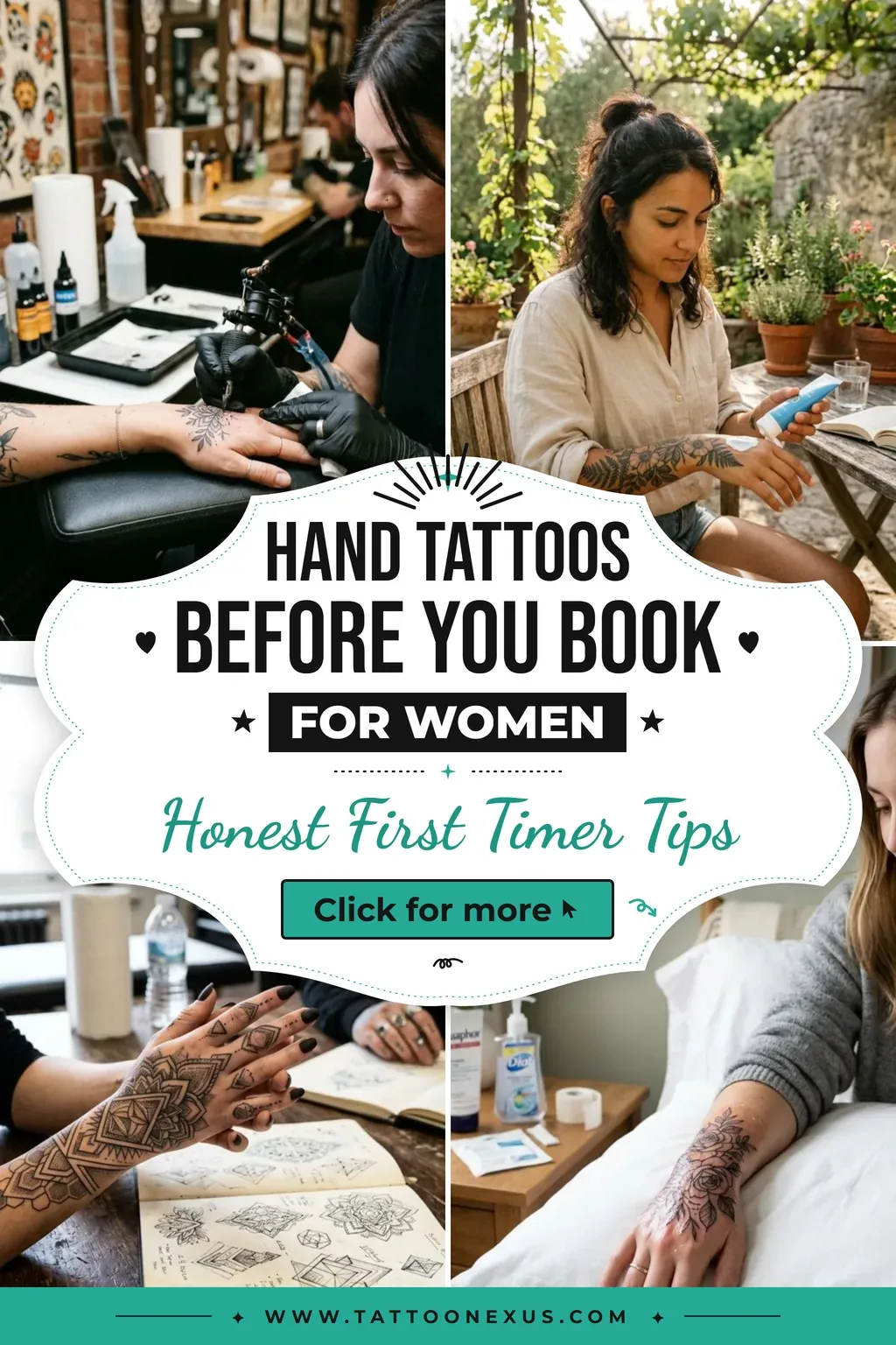 Hand Tattoos for Women Prep Tips Before Booking