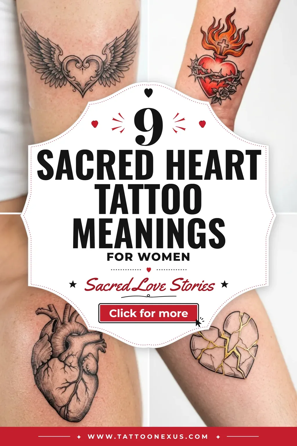 Sacred Heart Tattoo Meaning With Divine Love and Devotion Details