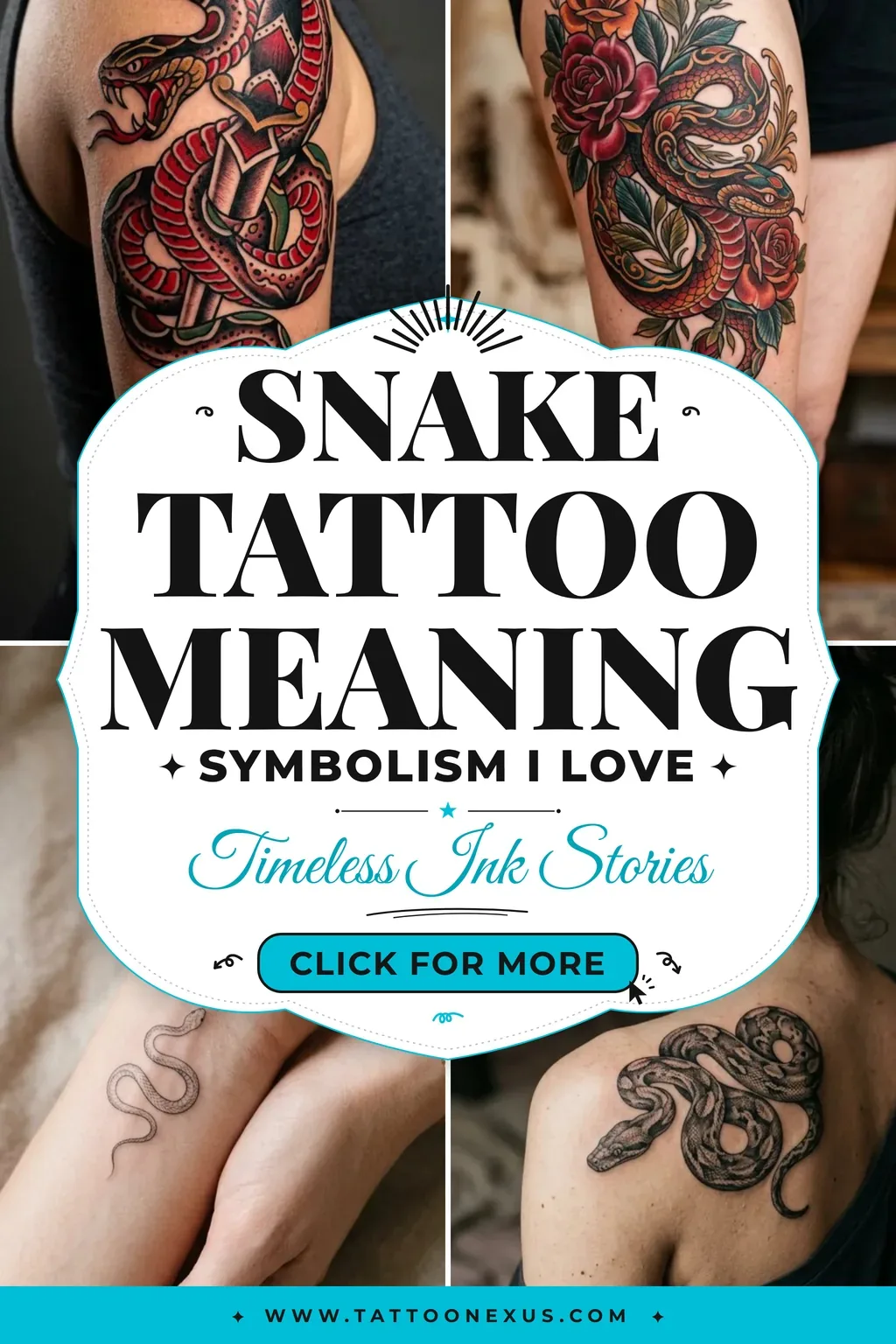 Snake Tattoo Symbolism That Keeps Women Coming Back to This Ink