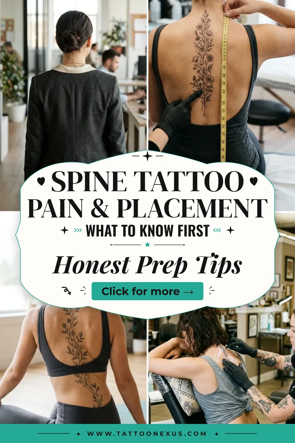 Spine Tattoo Pain and Placement Facts To Know Before Booking