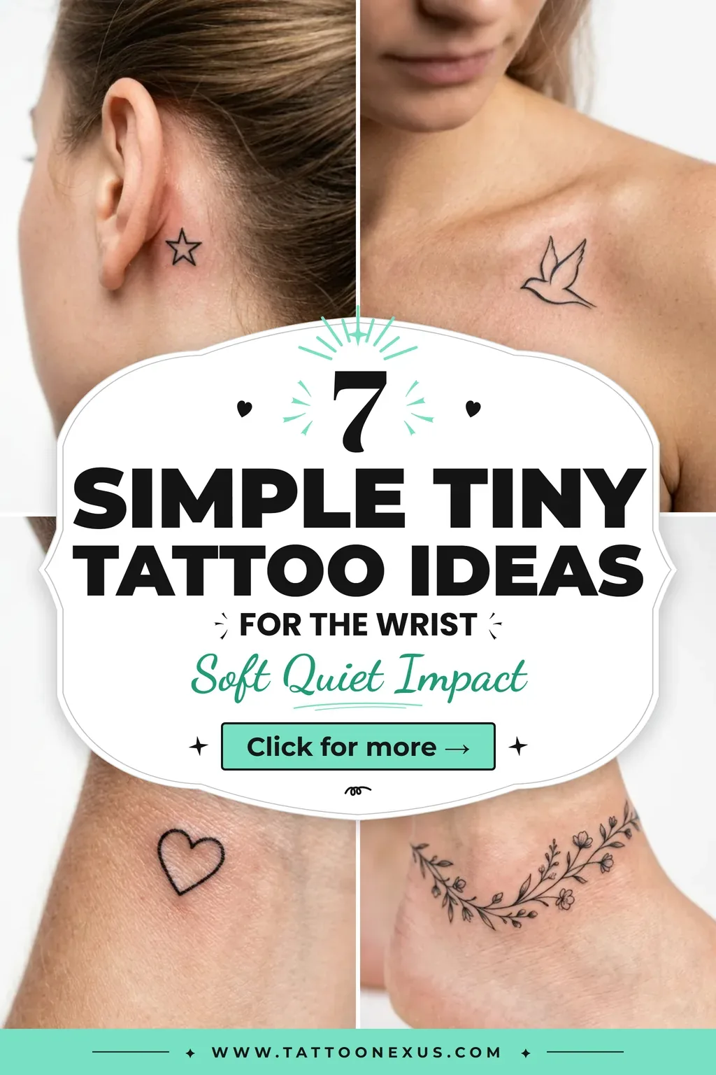 Simple Tiny Tattoos for the Wrist With Soft Impact